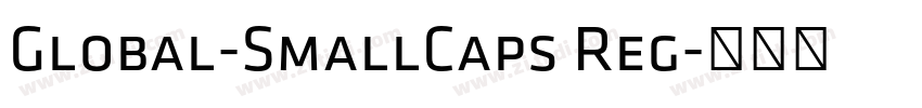 Global-SmallCaps Reg字体转换